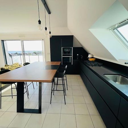 Appartement Lumineux Et Spacieux, Terrasse Et Parking Prive Concarneau Luaran gambar